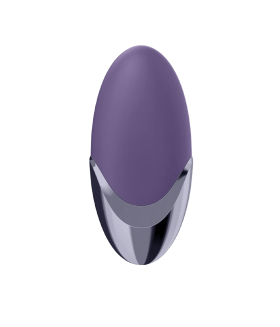 Pleasure Lay On Satisfyer Clit Vibrator, Purple