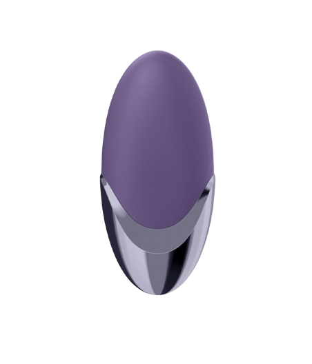 Pleasure Lay On Satisfyer Clit Vibrator, Purple